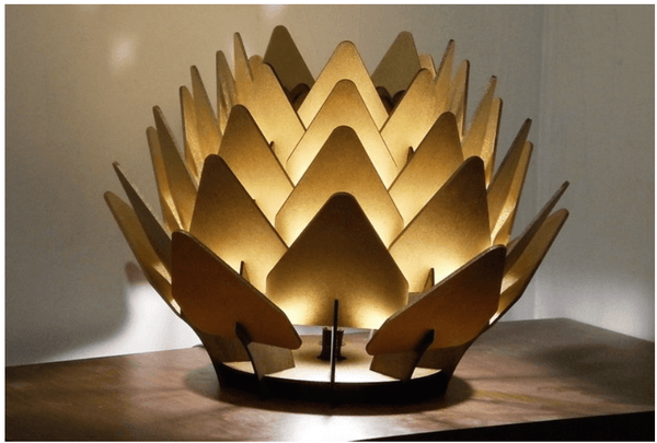 Sculpted Earthtones Table Lamp (demo)